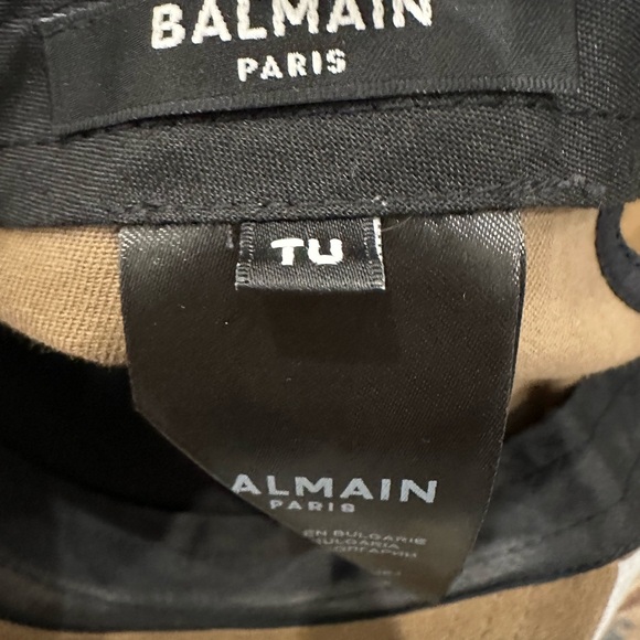 BALMAIN PARIS adjustable baseball cap in khaki - Picture 5 of 7